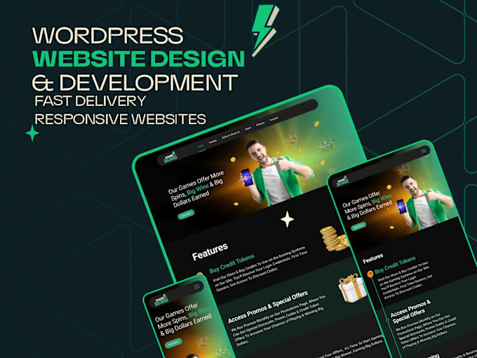 Gig Preview - Design, redesign, build, rebuild, clone, edit, fix or revamp wordpress website