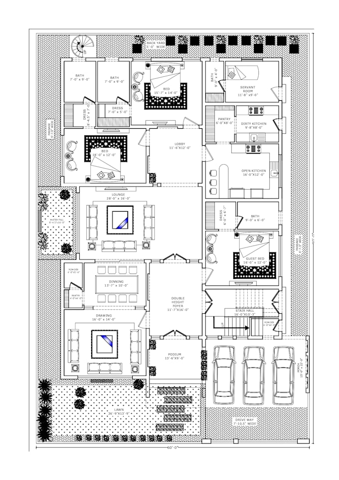 Gig Preview - Make architecture house plan within 05 hours