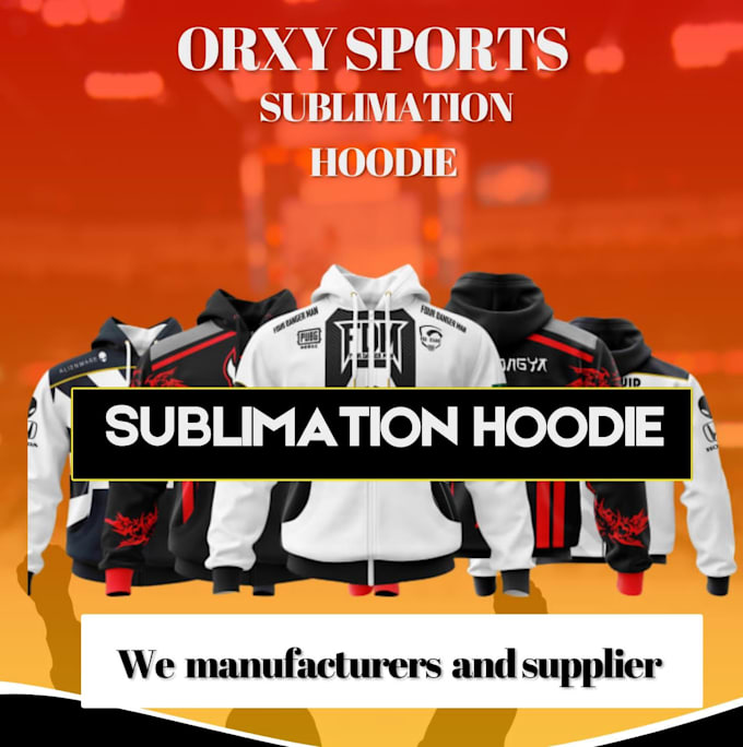 Gig Preview - Make sublimated hoodie, tracksuits