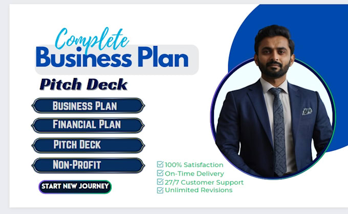 Gig Preview - Write investor ready business plan pitch deck and financial projections