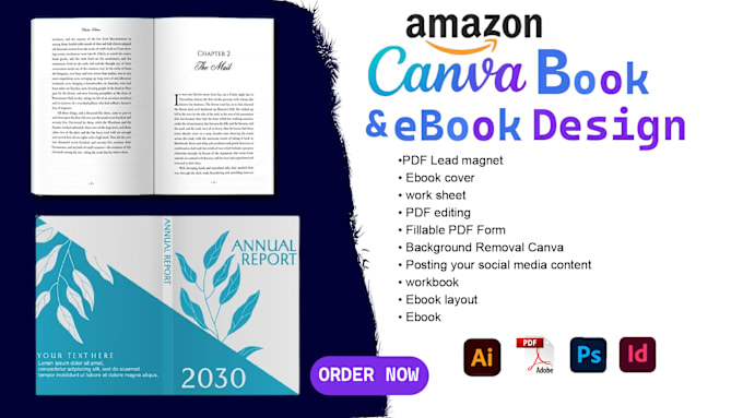 Gig Preview - Format, design canva ebook, children ebook, worksheet, journal, KDP book cover