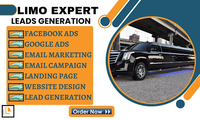 Gig Preview - Generate luxurious limo car lead chauffer hire auto car dealer limo rental leads