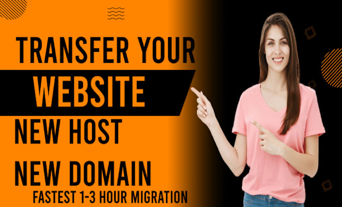 Gig Preview - Seamlessly transfer your personal website to a new domain or hosting provider