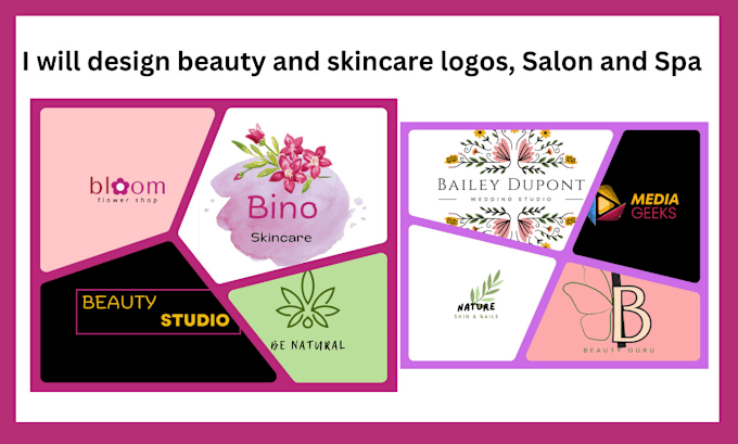 Gig Preview - Design beauty and skincare logo, salon and spa