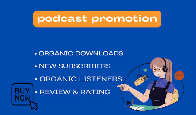 Gig Preview - Do podcast promotion to increase new listeners and downloads