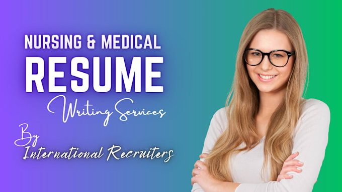 Gig Preview - Write rewrite medical nursing resume and cover letter