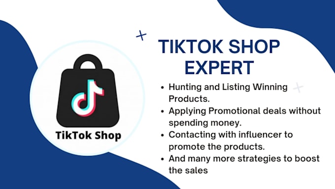 Gig Preview - Be your tiktok shop virtual assistant, tiktok shop dropshipping, tiktok shop va