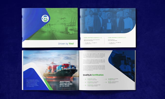 Gig Preview - Design modern corporate profile, brochure, fold brochures