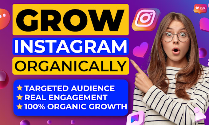 Gig Preview - Do instagram marketing for fast organic instagram growth