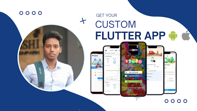 Gig Preview - Develop a custom flutter app for you