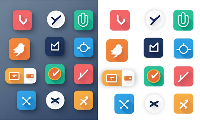 Gig Preview - Design simple and modern app icons vector icons custom icons favicon, svg icons