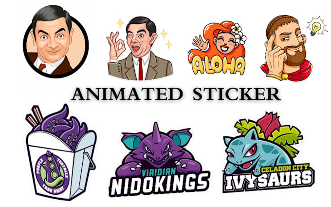 Gig Preview - Do animated sticker, telegram sticker, animated gif, crypto sticker, animate pfp