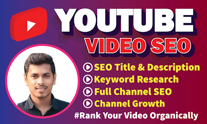 Gig Preview - Do best youtube video SEO expert optimization and organic promotion