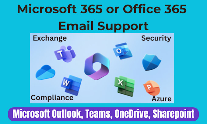 Gig Preview - Support microsoft 365, office 365 email and dns record