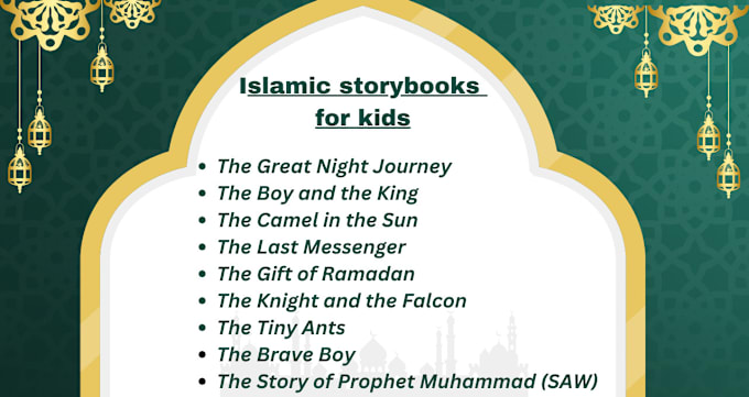 Gig Preview - Write islamic content and stories post  for kids books