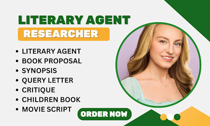 Gig Preview - Find active literary agent for your fiction, nonfiction, write book proposal