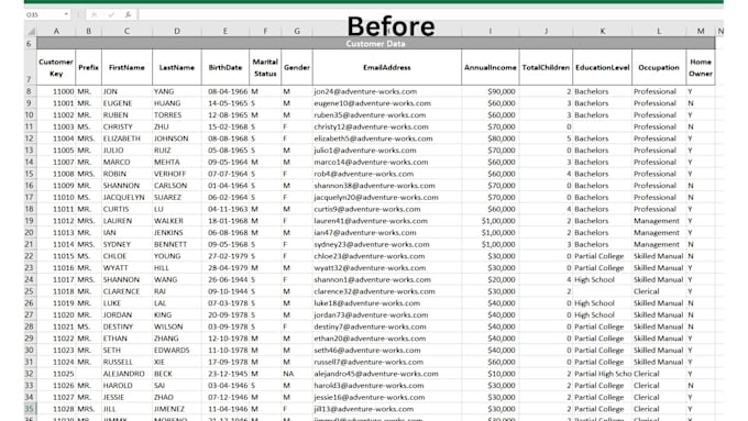 Gig Preview - Provide efficient data cleaning and organization services