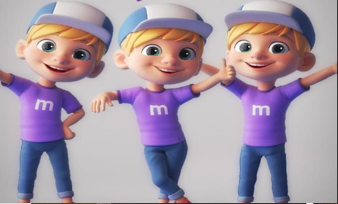 Gig Preview - 3d animation kids 3d kids animation 3d cartoon animated music video 3d video kid