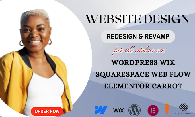 Gig Preview - Design or redesign responsive wix website, wix to website