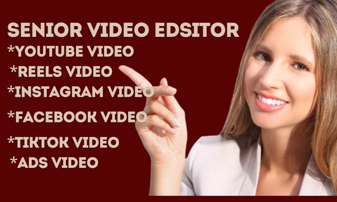 Bestseller - be your senior video editor and make professional videos