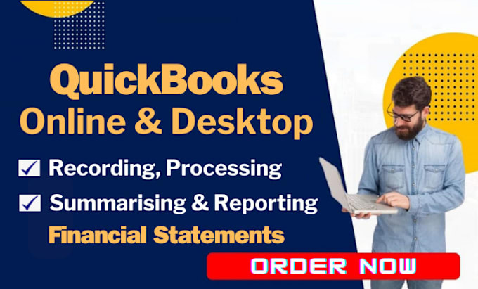 Gig Preview - Do quickbooks bookkeeping, bank reconciliation using quickbooks online desktop