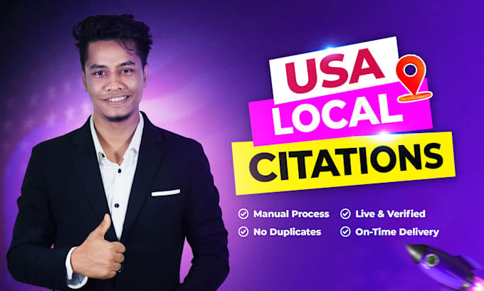 Gig Preview - Do top USA local citations to rank your local business