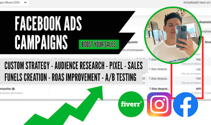 Gig Preview - Set up and manage your facebook ad campaign