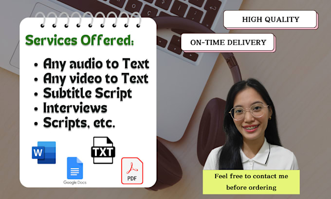 Bestseller - transcribe filipino or english audio, video to text