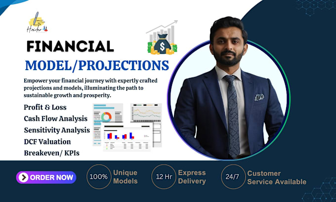 Gig Preview - Prepare profit and loss statements cash flow statement financial model