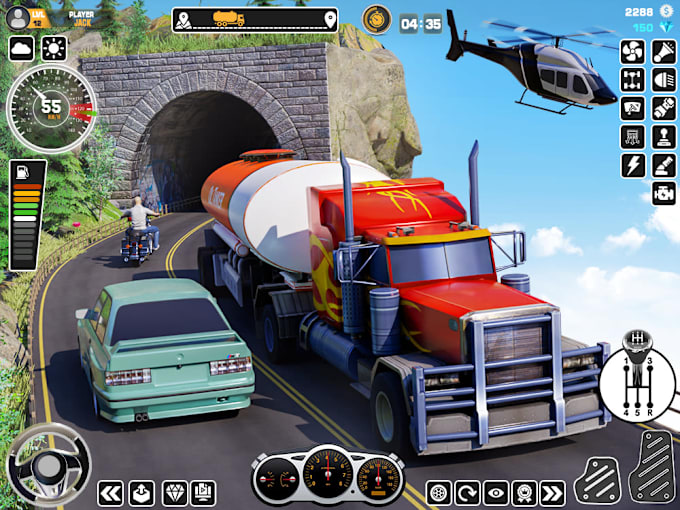 Gig Preview - Create cargo truck simulator game in unity 3d engine for you