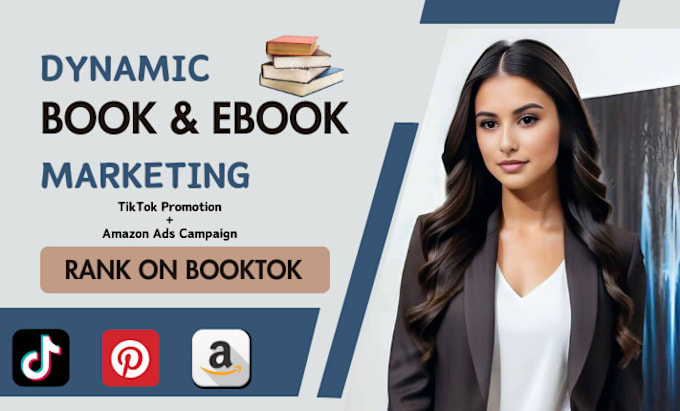 Gig Preview - Do amazon KDP book promotion on tiktok and rank on booktok, ebook marketing