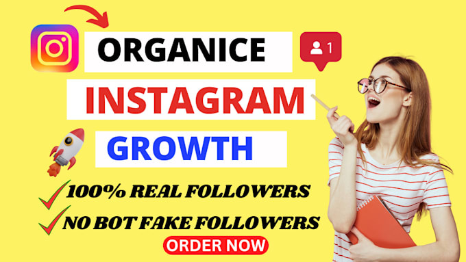 Gig Preview - Do super fast organic instagram growth and increase follower