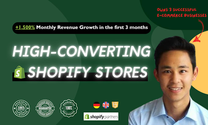 Bestseller - build your passive income shopify dropshipping store