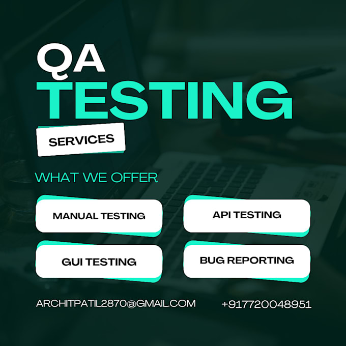 Gig Preview - Professional manual testing services for bugfree software