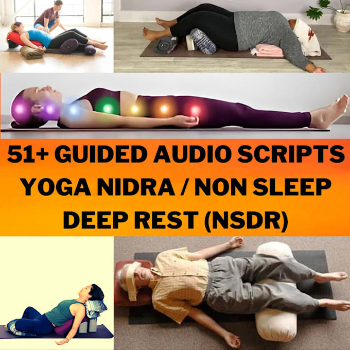 Gig Preview - Give 50 guided audio script yoga nidra guided non sleep deep rest nsdr