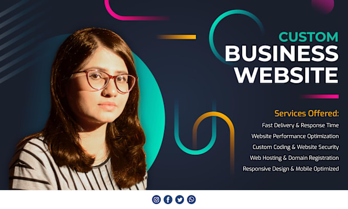 Gig Preview - Design and develop a professional business website