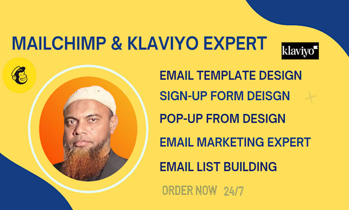 Bestseller - mailchimp or klaviyo template design for your email campaign