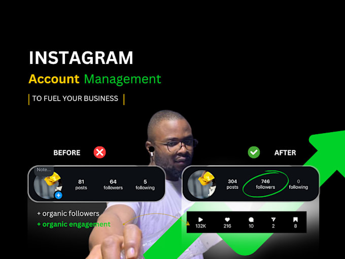 Gig Preview - Be your instagram account manager