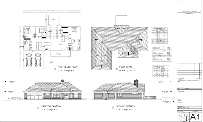 Gig Preview - Do autocad 2d floor plans and city permit drawing