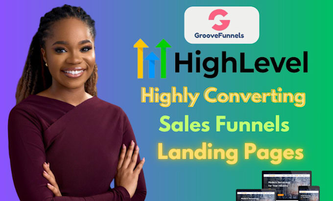 Gig Preview - Gohighlevel landing page go high level salesfunnel gohighlevel website