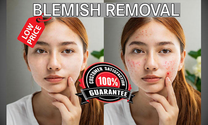 Gig Preview - Do blemish removal, photo retouching and skin correction