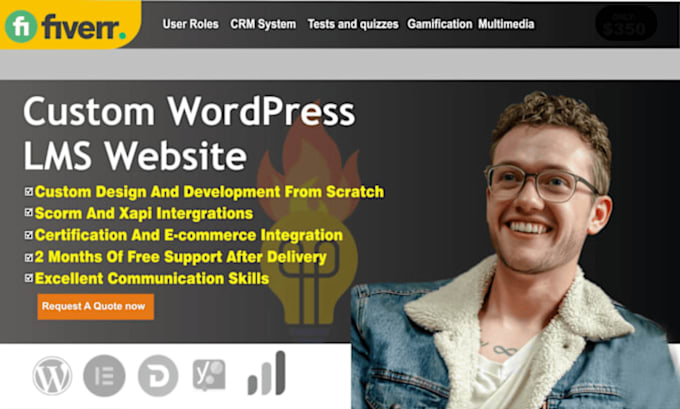 Gig Preview - Develop custom wordpress membership lms website, community web development