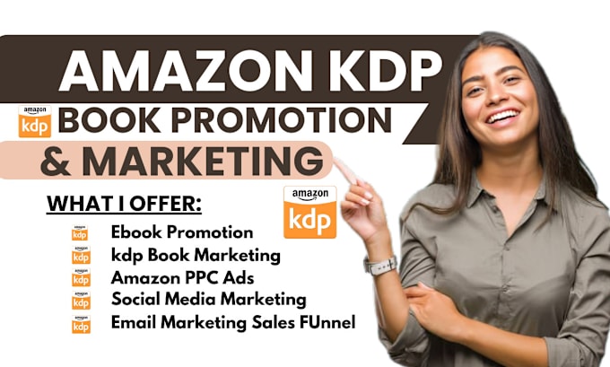 Gig Preview - Do amazon kdp ebook marketing, ebook promotion,  amazon kdp book advertisement