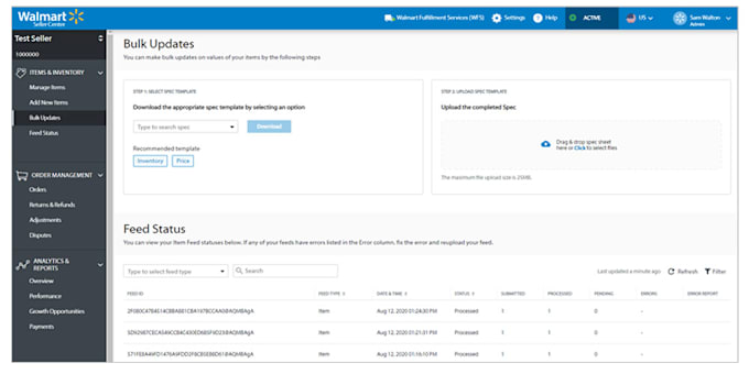 Gig Preview - Do walmart 2 step dropshipping product and listing research