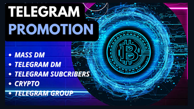 Gig Preview - Crypto promotion, telegram promotion, telegram marketing, nft promtion