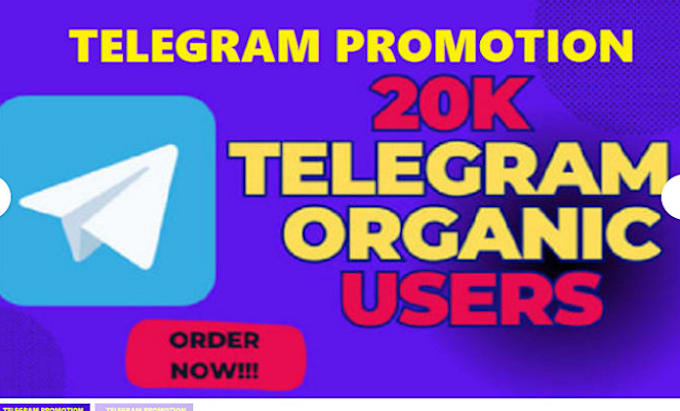 Gig Preview - Crypto telegram promotion, crypto telegram marketing, telegram crypto promotion