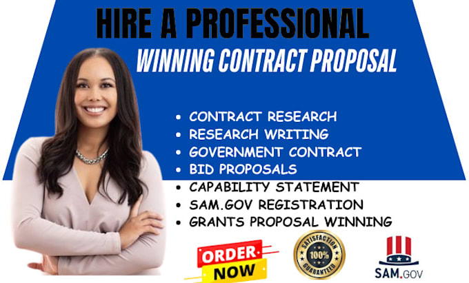 Gig Preview - Craft winning rfp rfq rfi, bid proposal, grant and government contract proposal