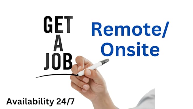 Gig Preview - Search and apply for remote jobs or find jobs on your behalf