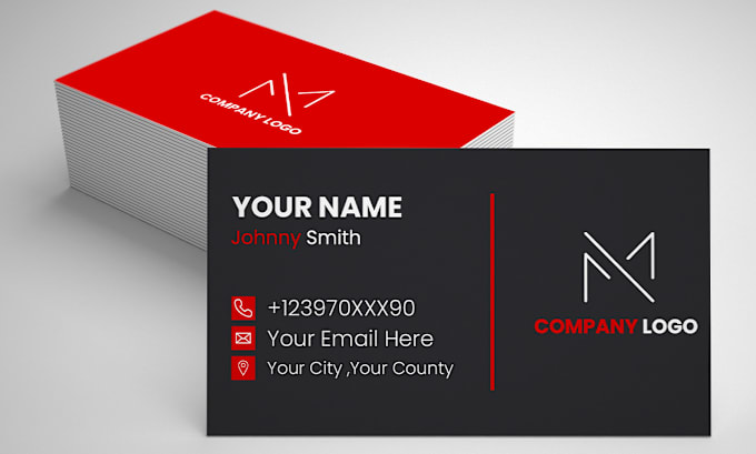 Gig Preview - Professional modern business card design