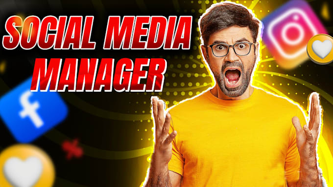 Gig Preview - Be your social media marketing manager